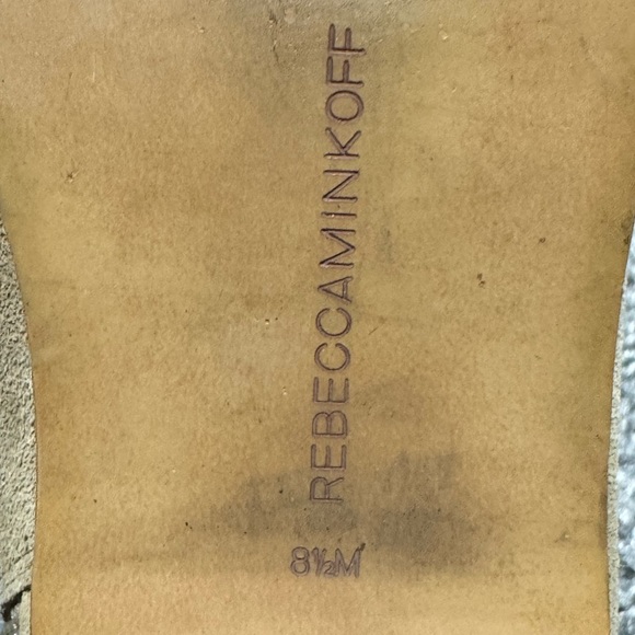 Rebecca Minkoff Tan Western Suede Boot Bootie 8.5 - Picture 10 of 10